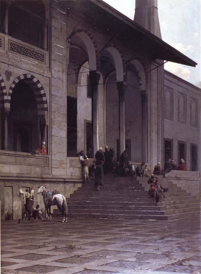 The Door of the Yeni-Djami Mosque in Constantinople